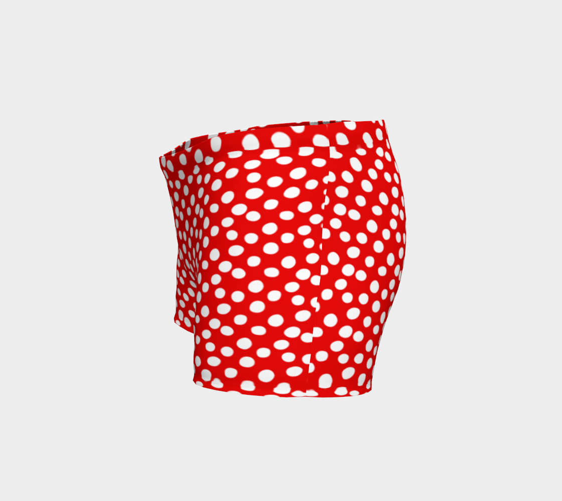 All About the Dots Shorts - Red Miniature #3