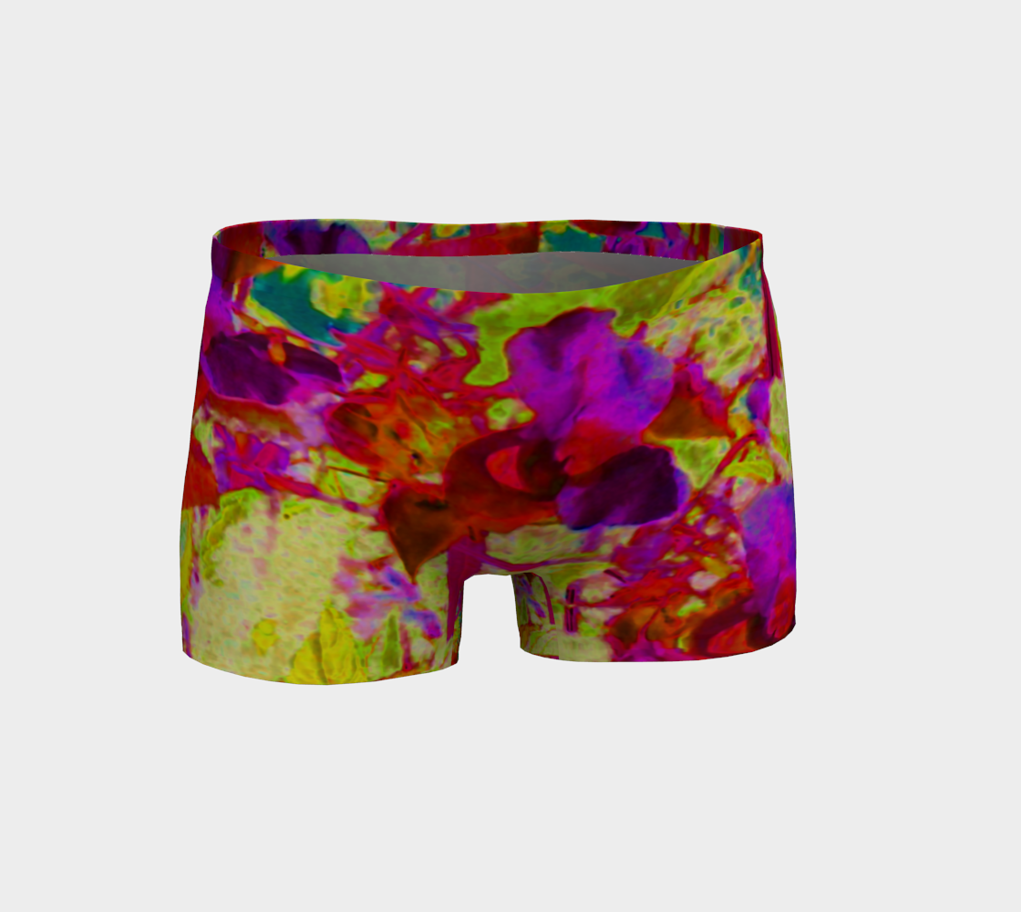 abstract orchids shorts 3D preview