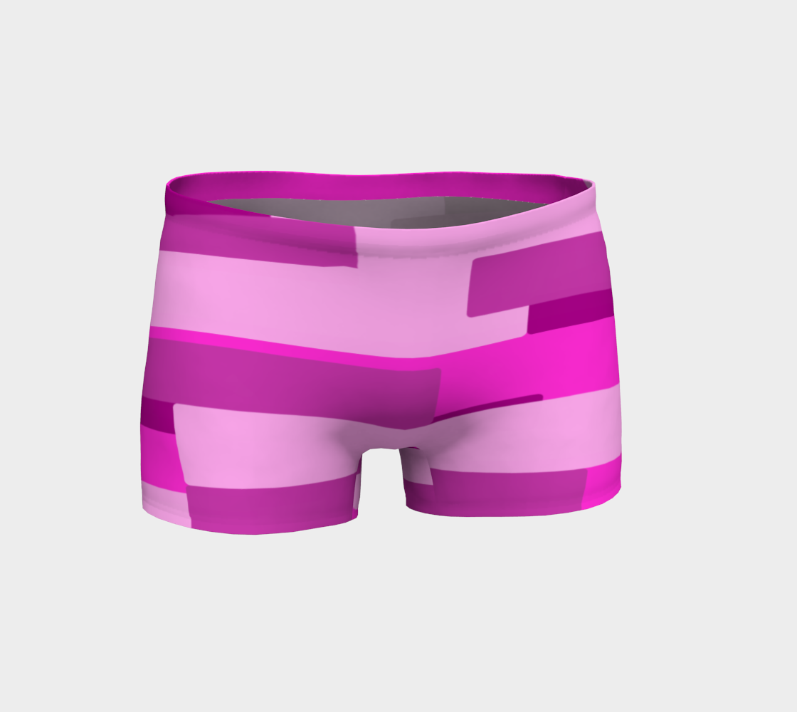 Pink Abstract Shorts preview #1