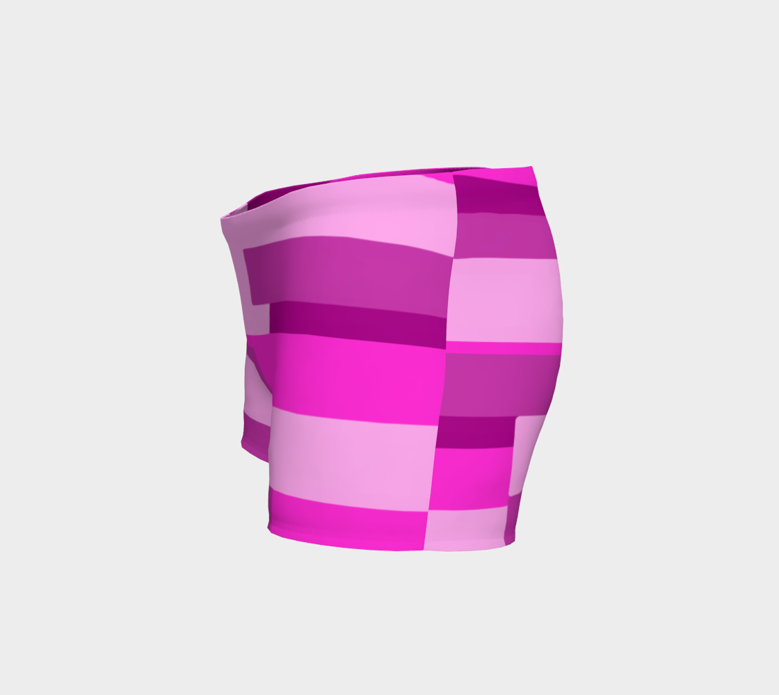 Pink Abstract Shorts preview #2