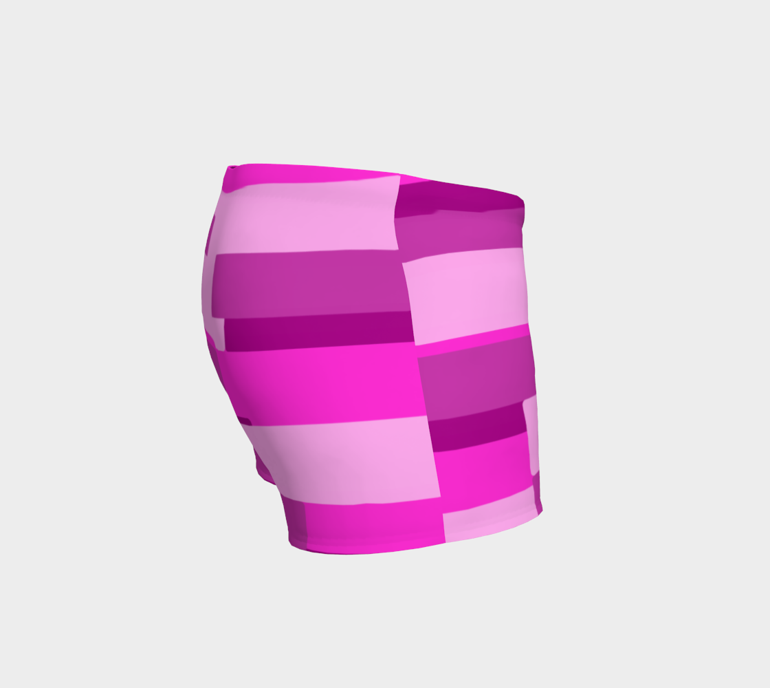 Pink Abstract Shorts preview #3