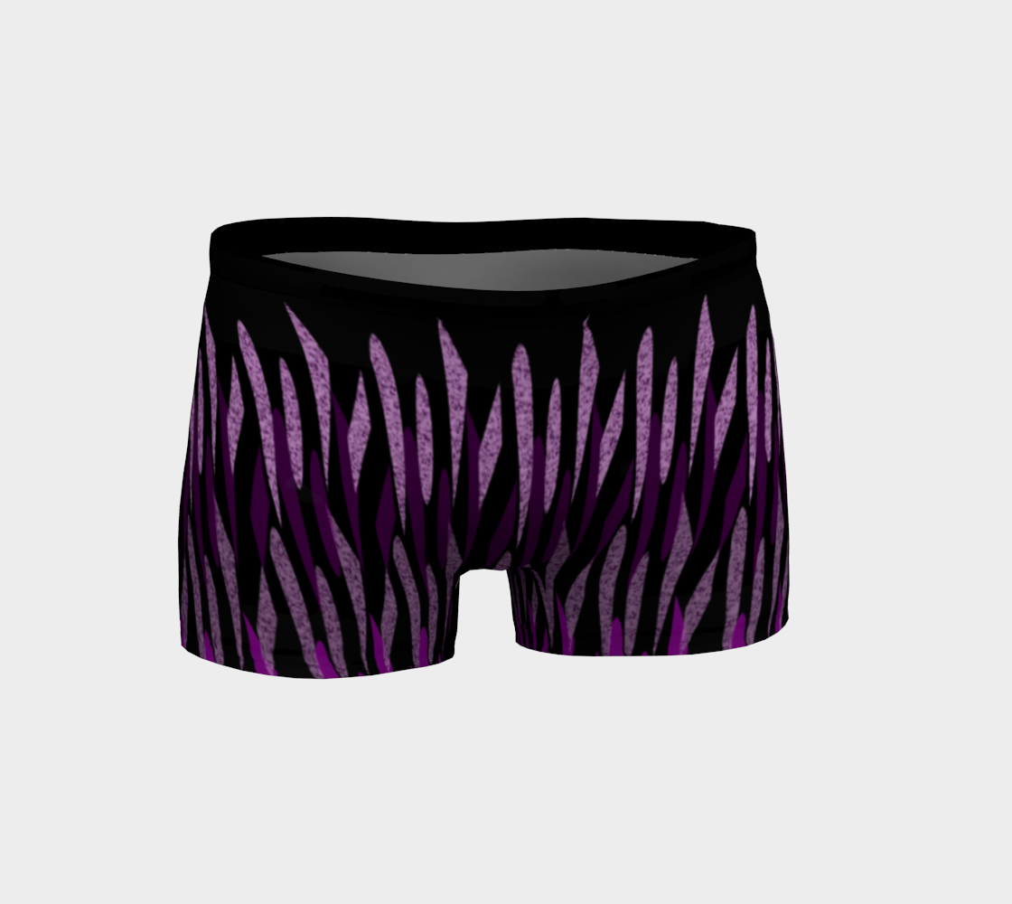Purple Ice Abstract Shorts preview #1