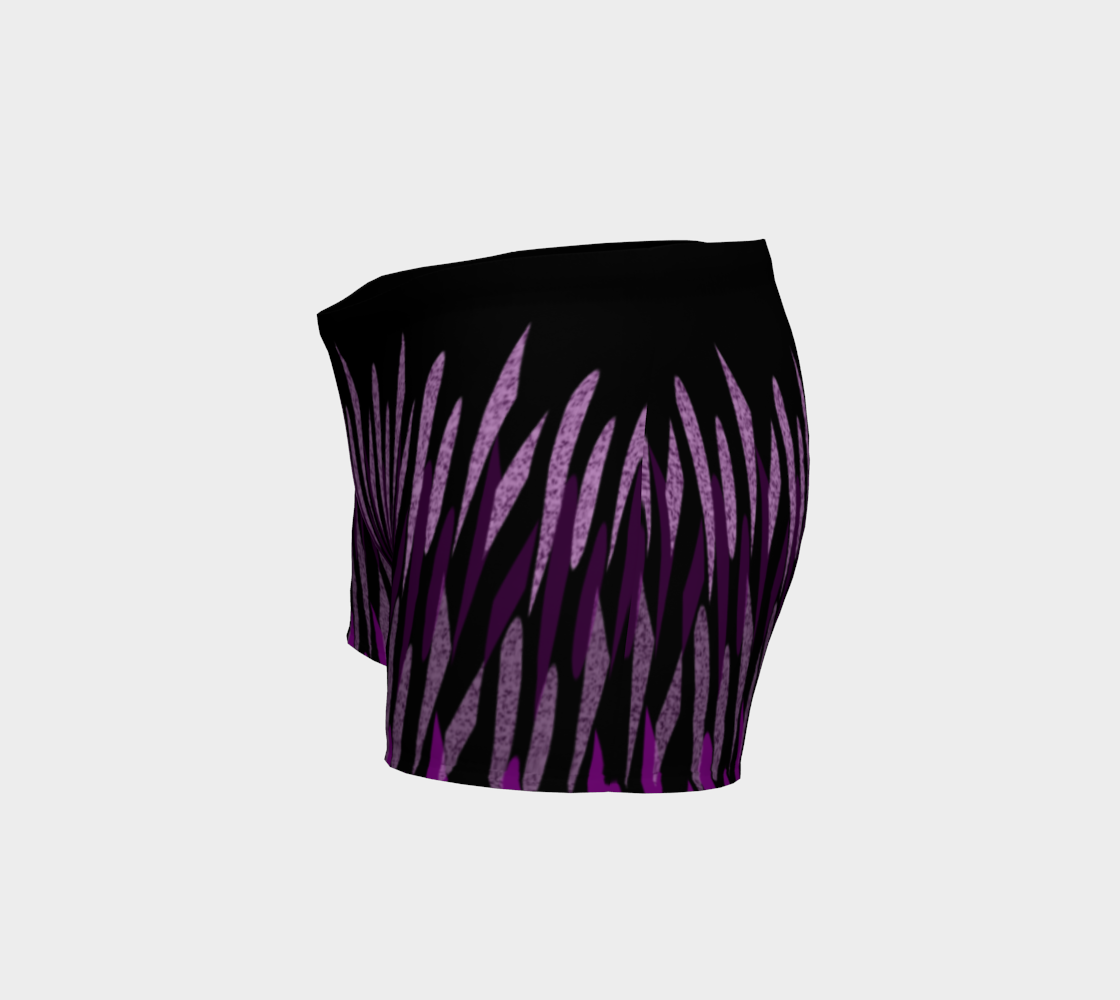 Purple Ice Abstract Shorts preview #2