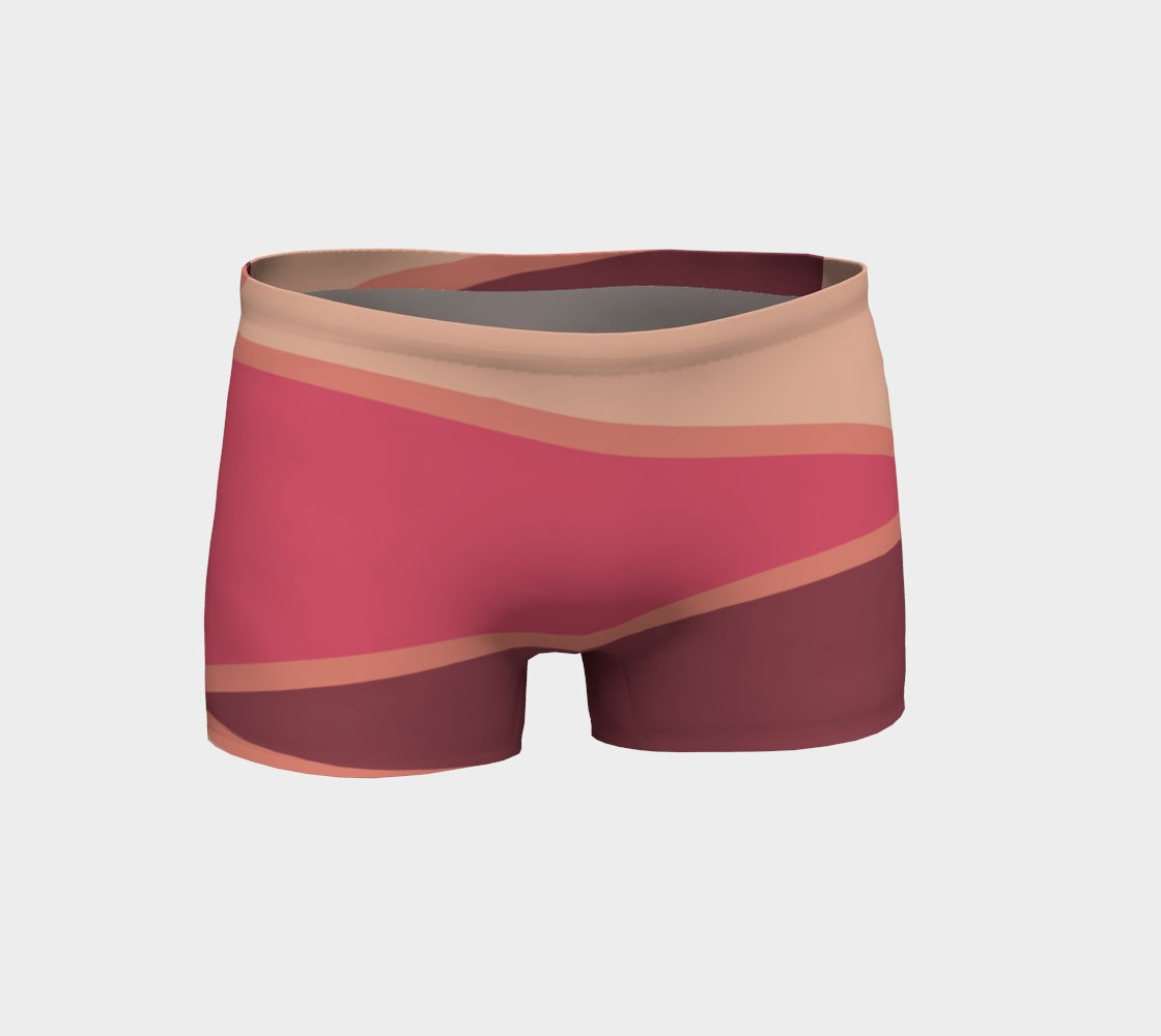 Romantic Blush Triangle Pattern Shorts preview #1