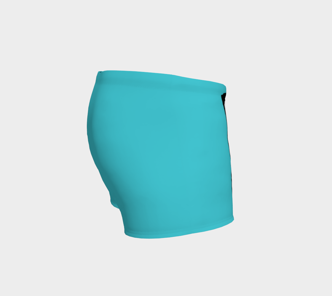 Formline Owl Sport Shorts Pacific Northwest Native American Design preview #3