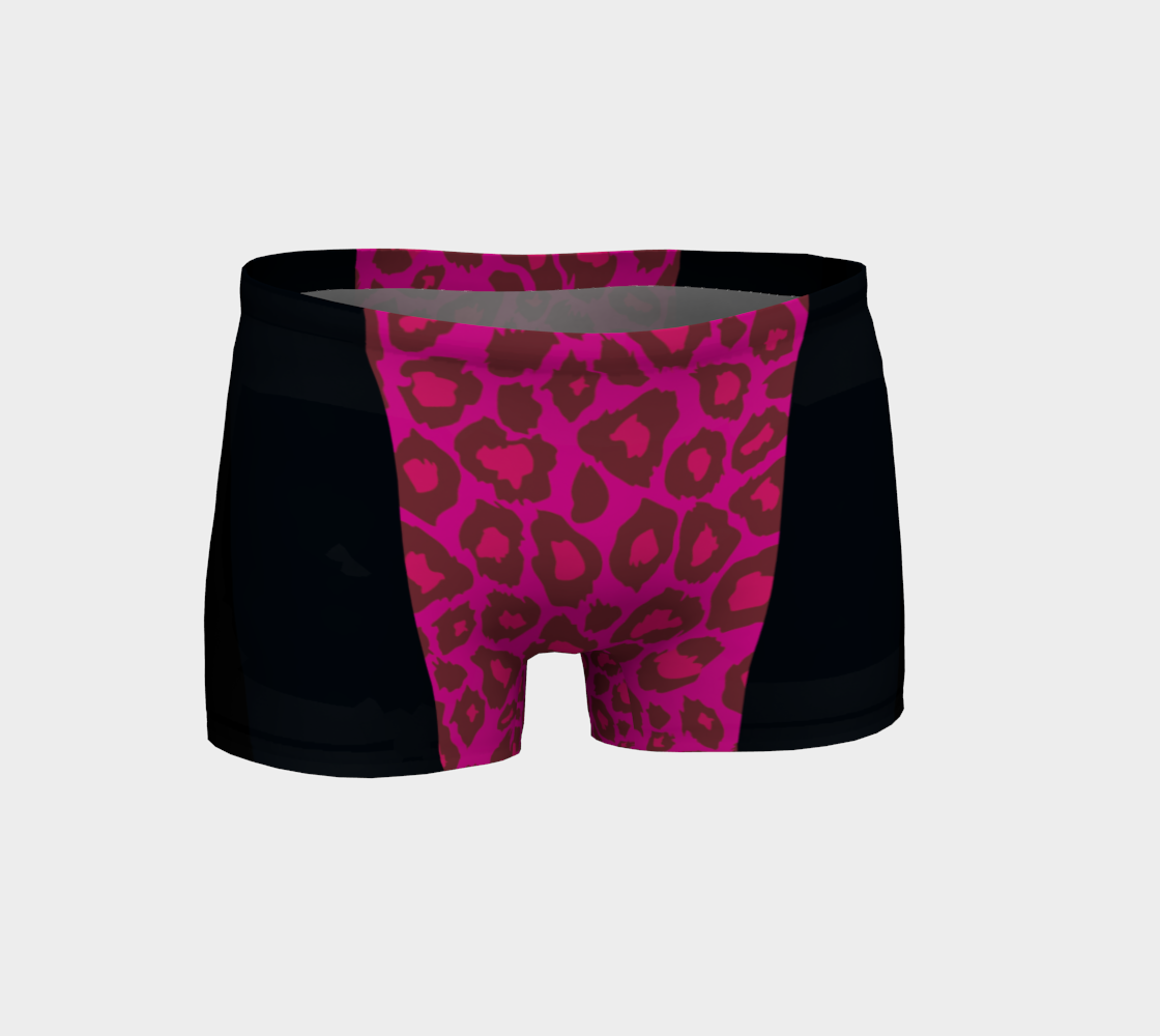 Pink Leopard + Black Shorts preview
