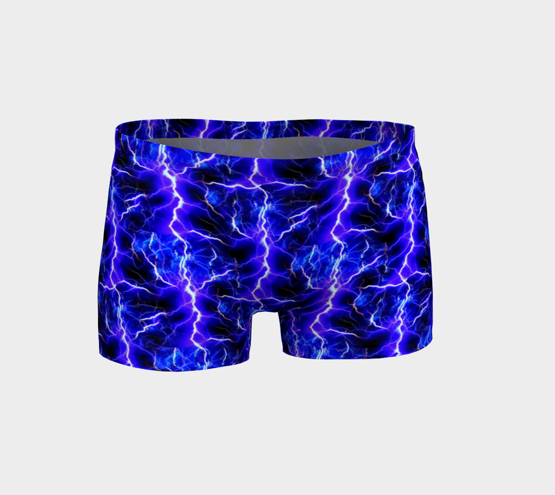 Blue Lightning Shorts 3D preview
