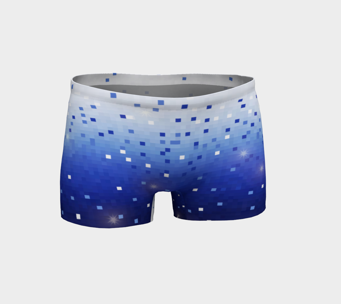 Blue Square Confetti Shorts preview