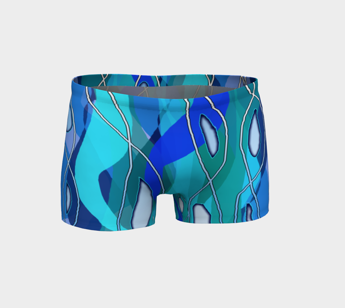 Wavy Blue Shorts preview