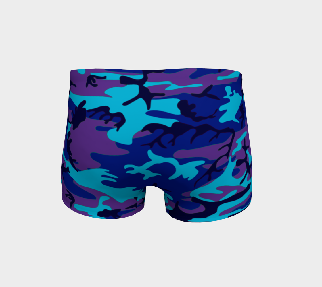 Aperçu de Blue and Purple Camouflage Shorts, AWSSG  #4