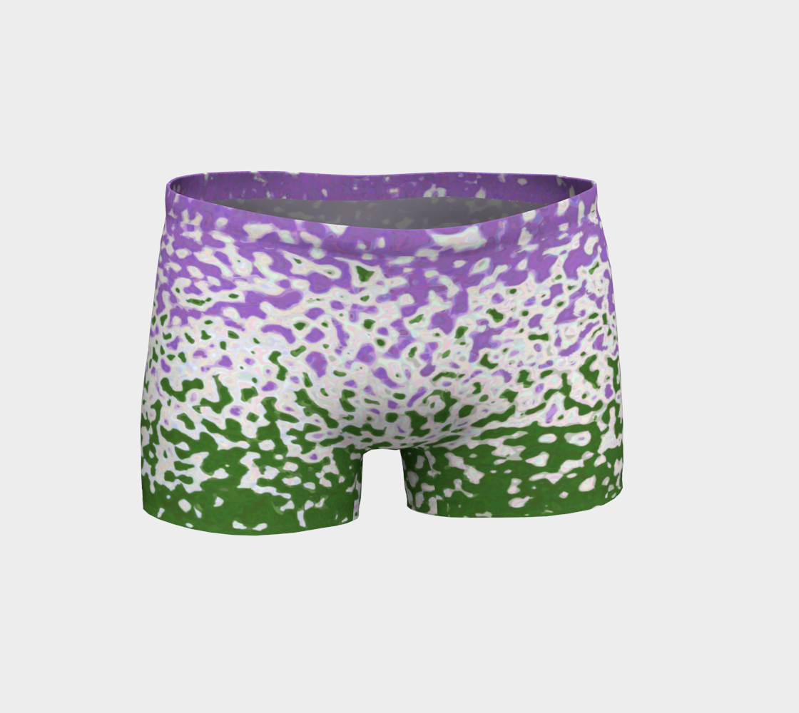 Trippy Ripply Squiggly Abstract Genderqueer Flag preview