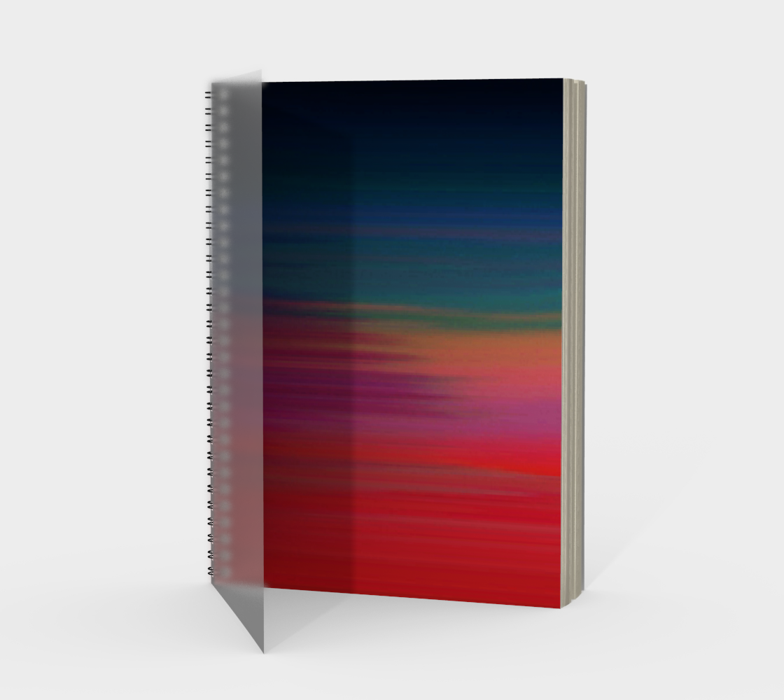 Rainbow Ombre Notebook by VCD © preview