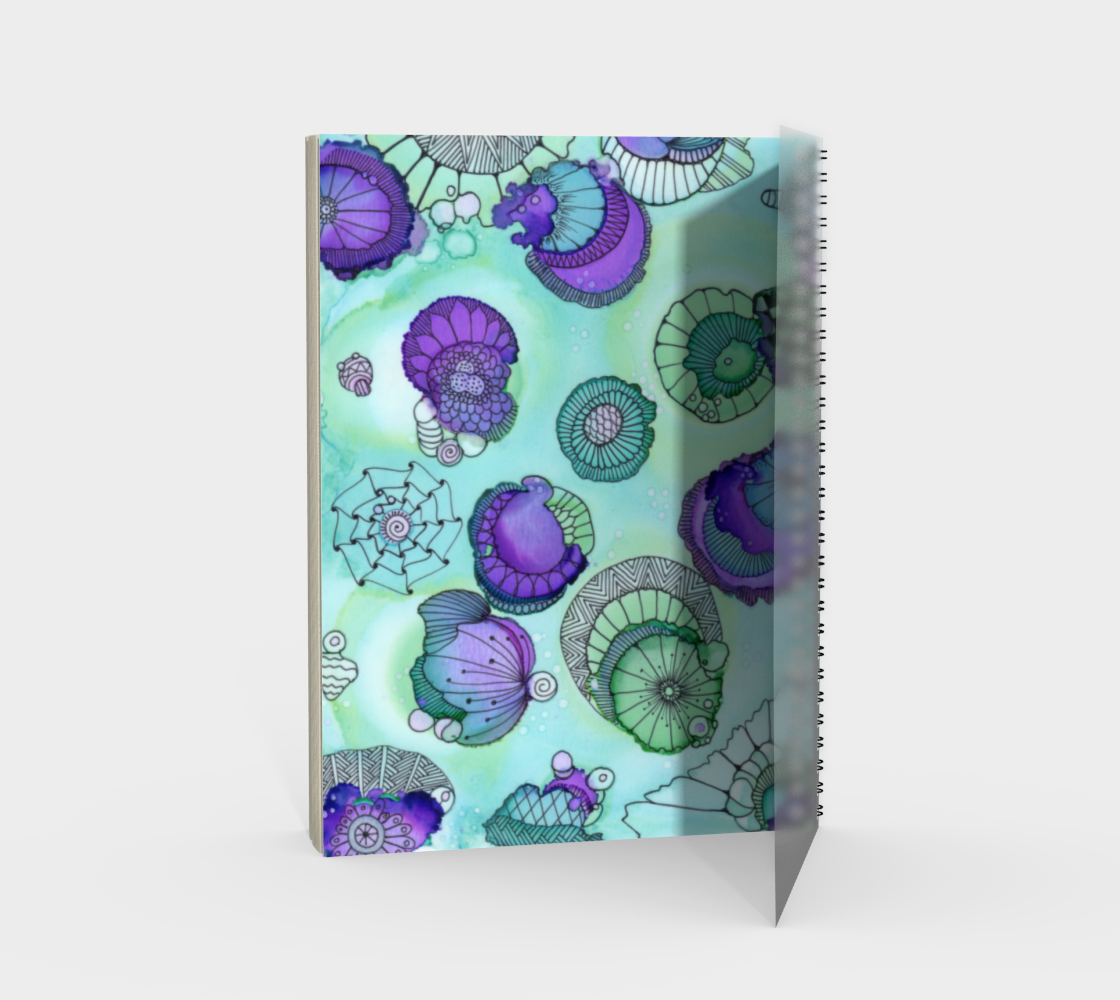 Pistachio Spiral Notebook, Portrait preview #2