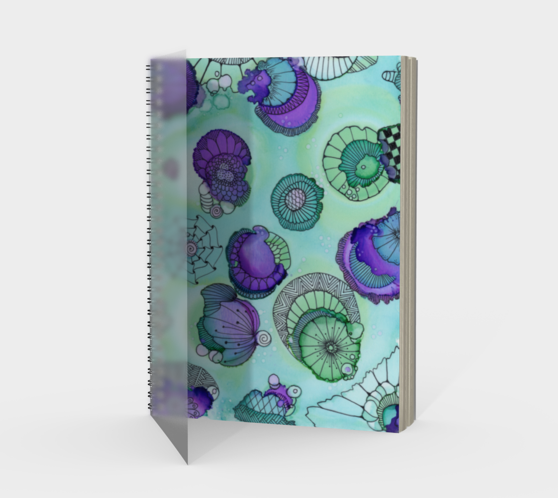 Pistachio Spiral Notebook, Portrait preview #1