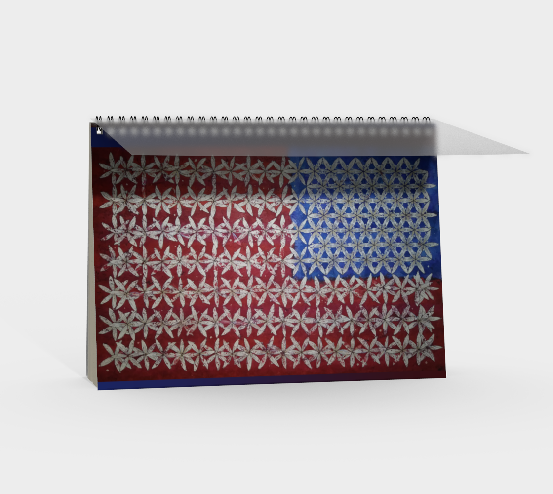 Make America Bloom Again - Flag Spiral Notebook preview #2
