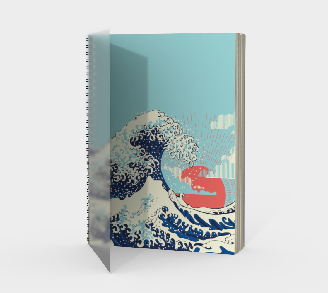 The Great Wave off Kanagawa stormy ocean with big waves preview