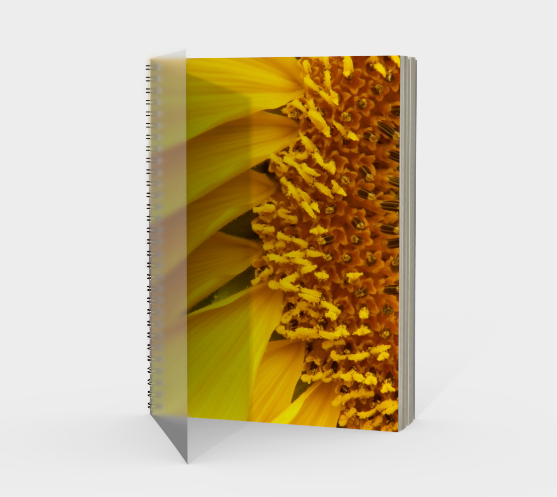 Sunflower Petals Spiral Notebook preview