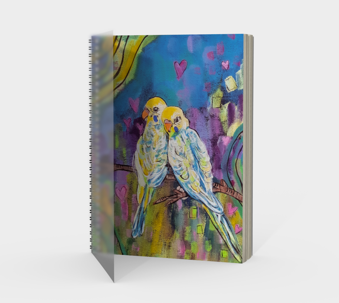 Love Birds Spiral Notebook preview
