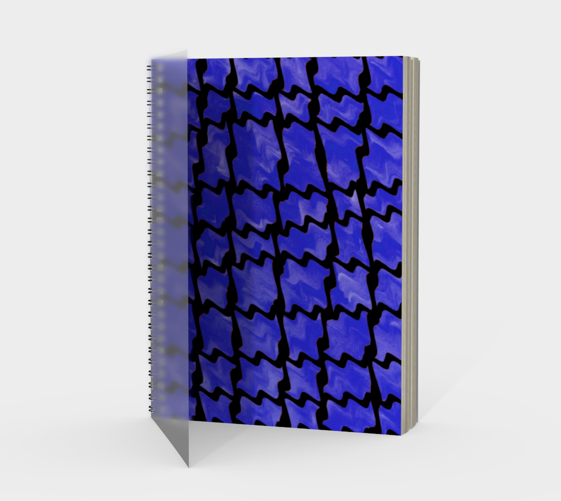 Violet Blue With Crazy Black Grid preview