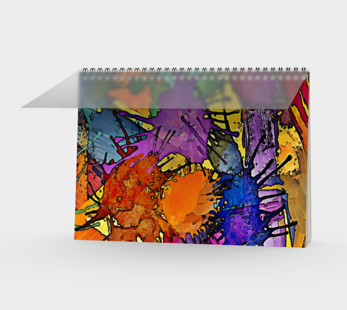 Multicolored Painting Splashes Pattern by EDDArt thumbnail #2