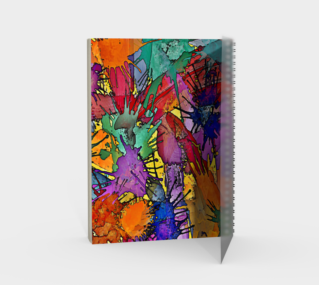 Multicolored Painting Splashes Pattern by EDDArt thumbnail #3