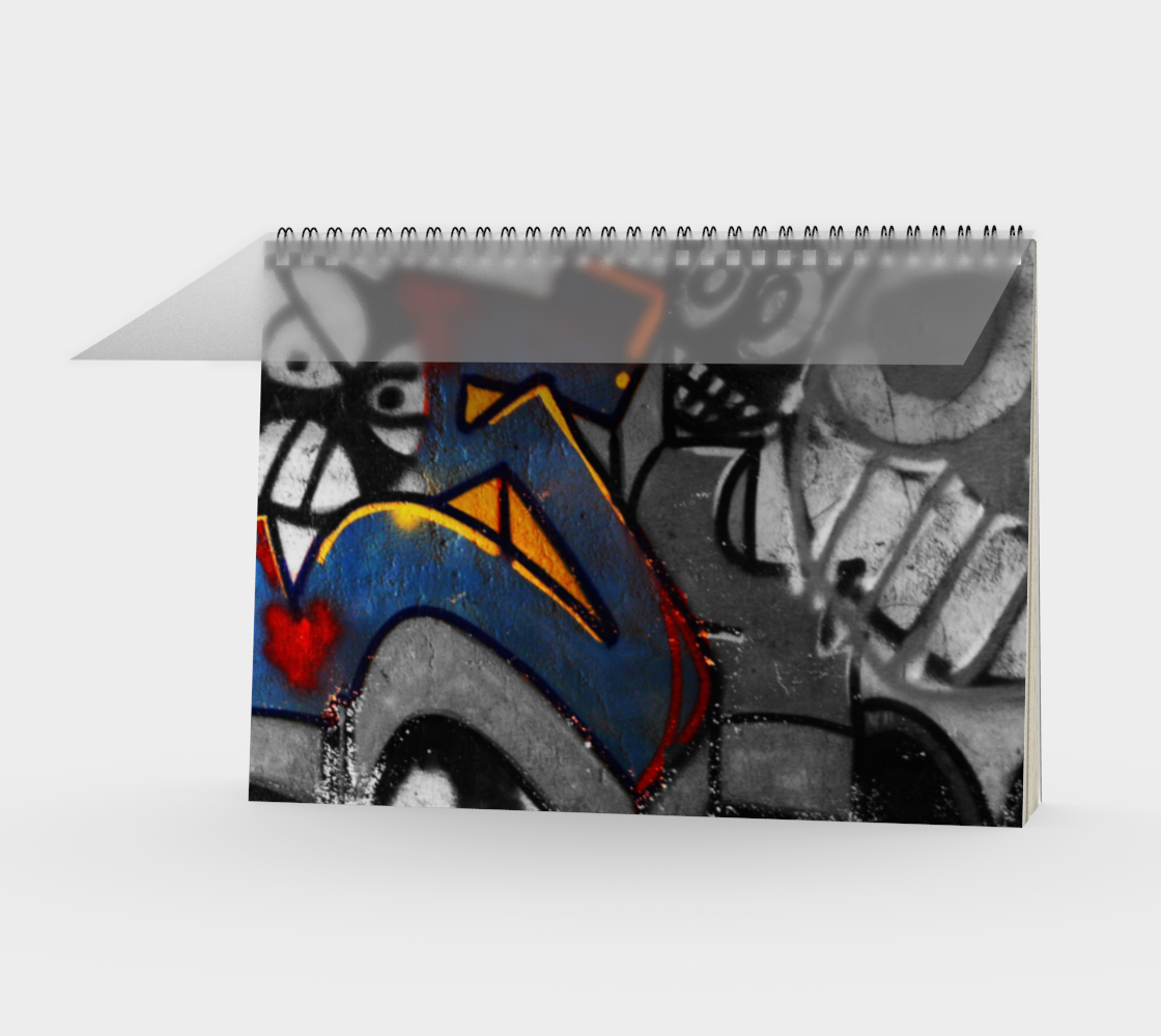 Graffiti 1 Spiral Notebook preview