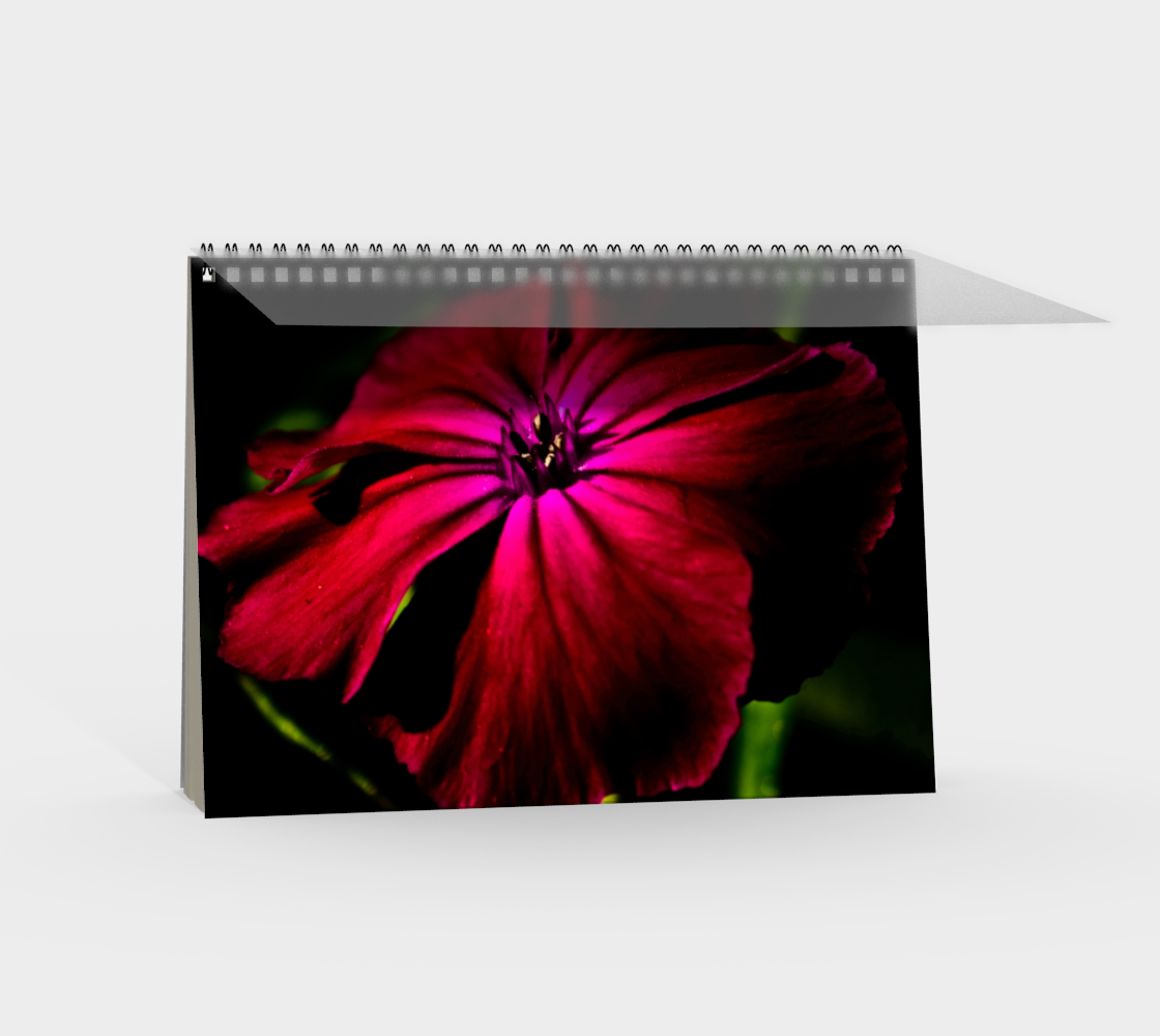 Purple Wild Flower Spiral Notebook preview #2