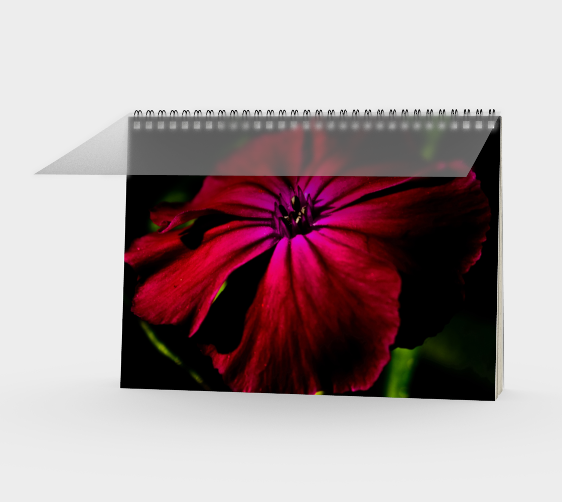 Purple Wild Flower Spiral Notebook preview
