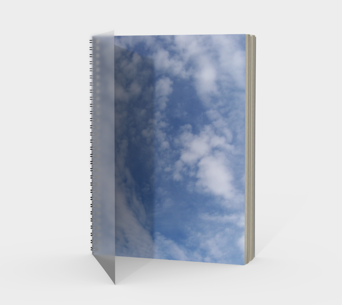 Cotton Sky Spiral Notebook preview