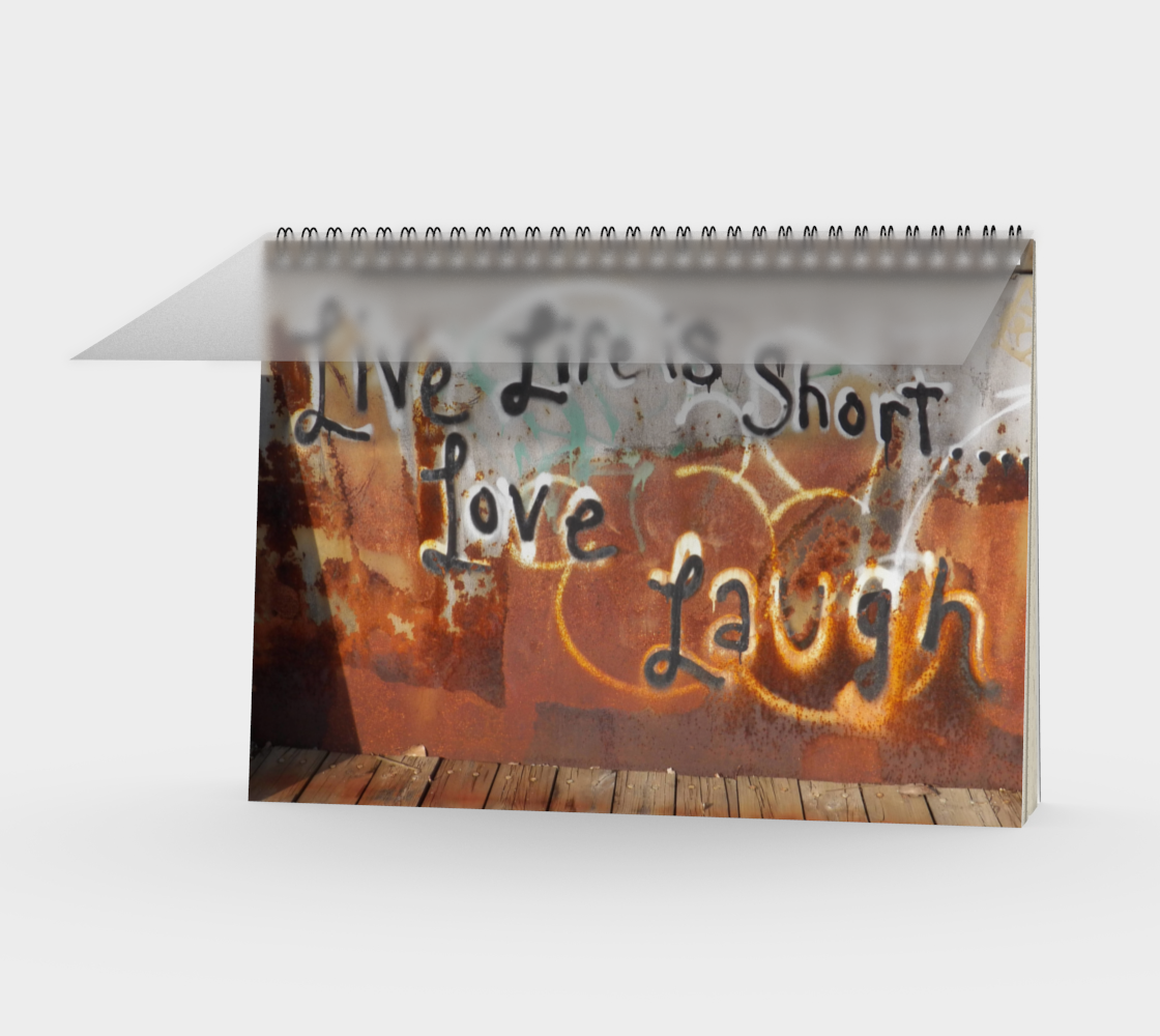 Live Love Laugh Spiral Notebook preview #1