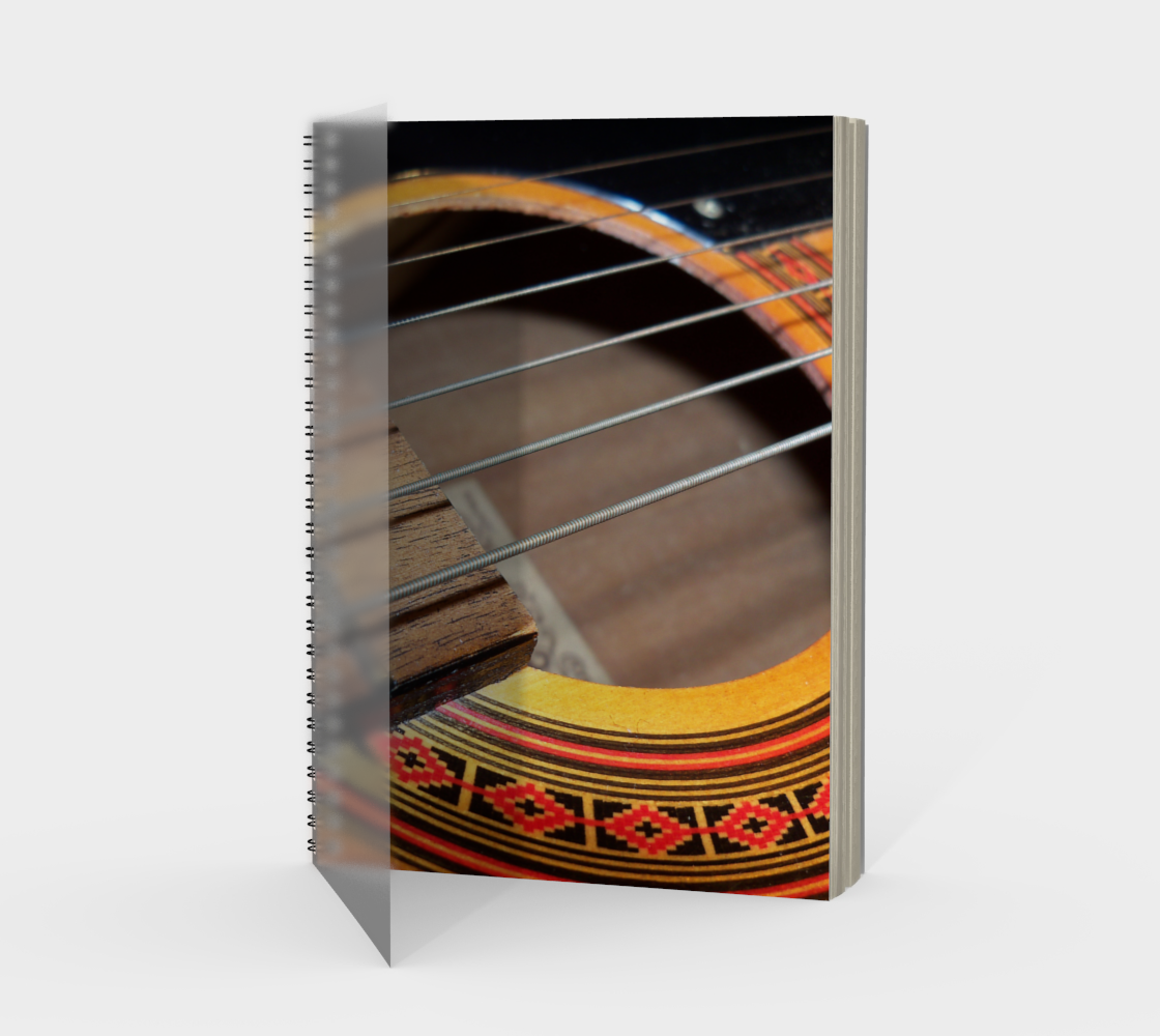Guitar Spiral Notebook preview