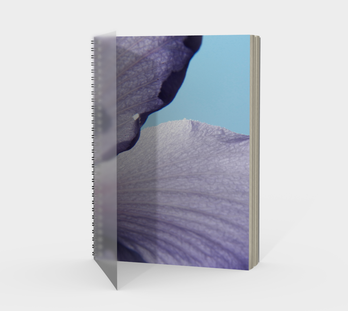 Aperçu de Purple Blue and Sunlight Spiral Notebook