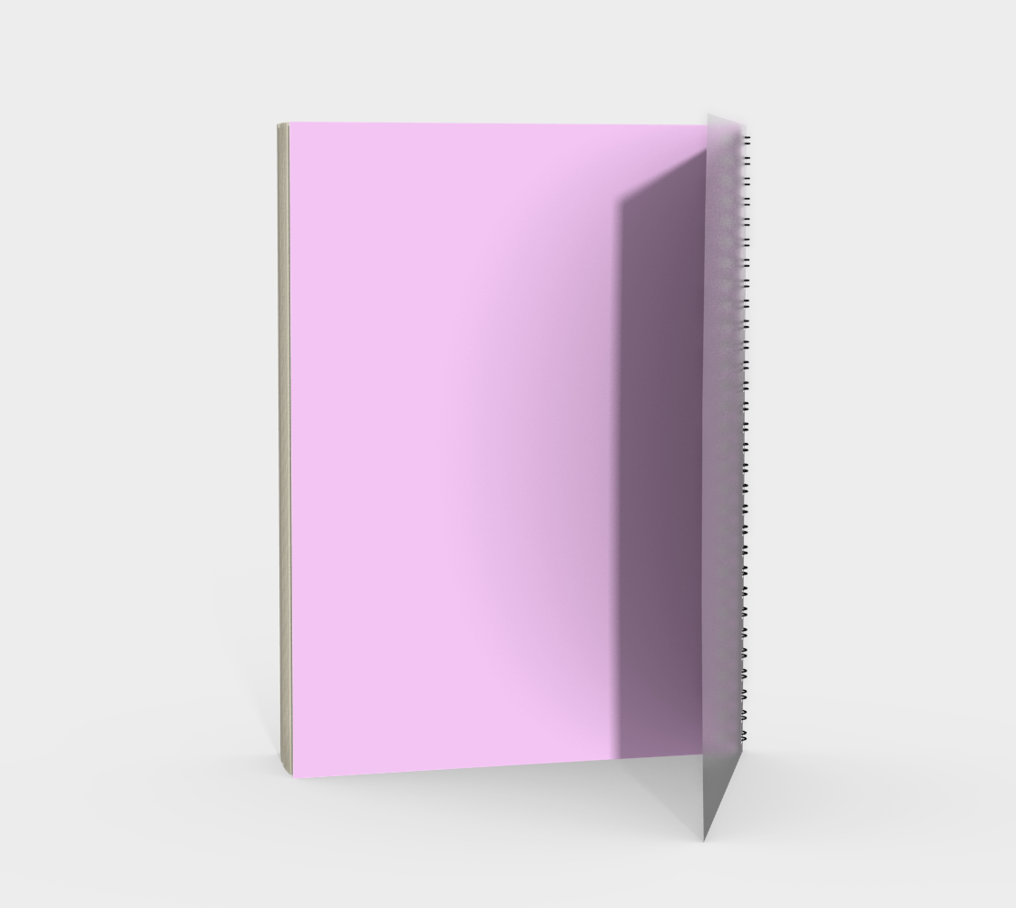 Aperçu de Faded Pink Rose of Sharon Spiral Notebook #2