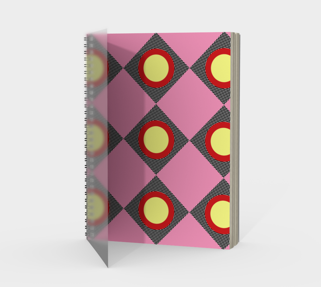 Pink Checks with Red and Yellow  preview