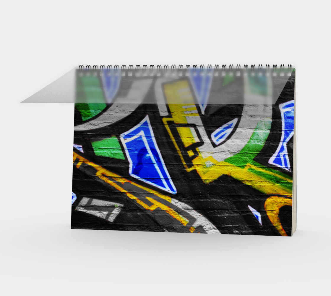 Graffiti 6 Spiral Notebook preview