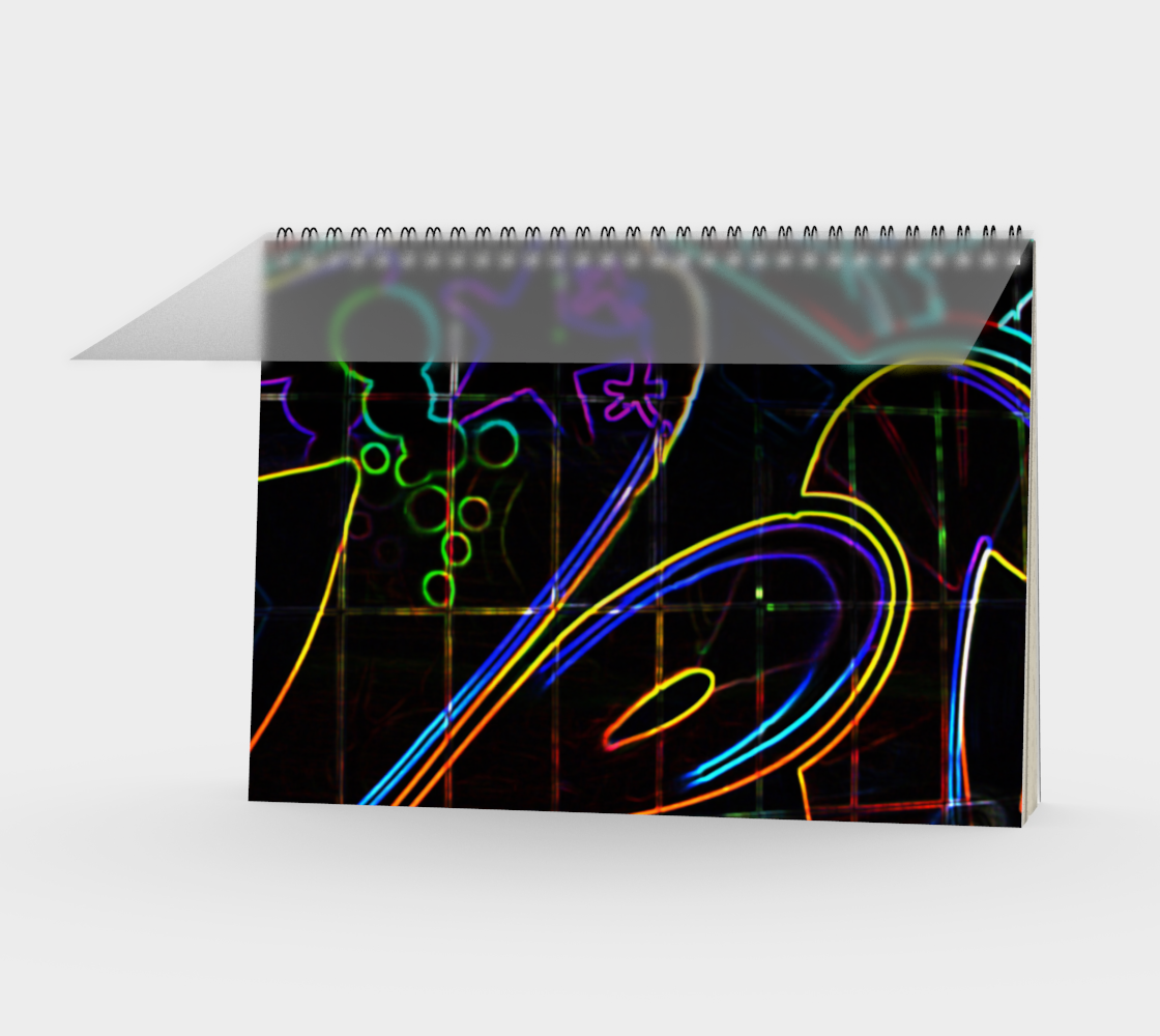 Graffiti 10 Spiral Notebook preview