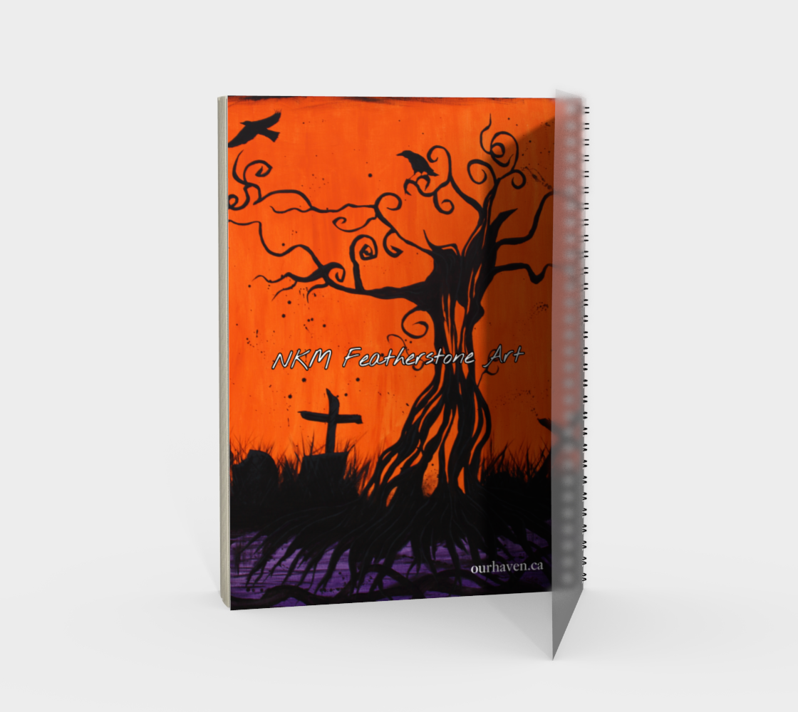 Samhain Tree of Remembrance Spiral Notebook/Sketchbook preview #2