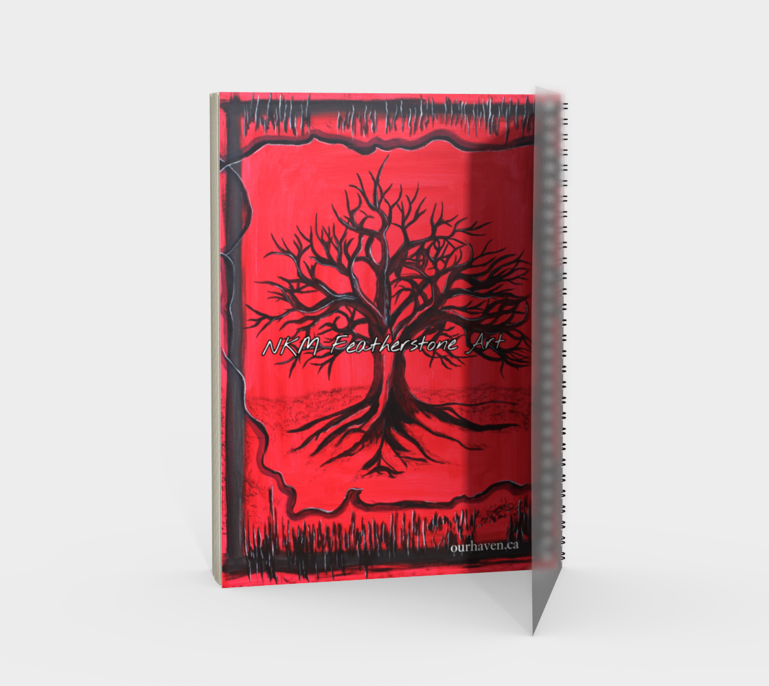 The Red Tree Spiral Notebook/Sketchbook thumbnail #3