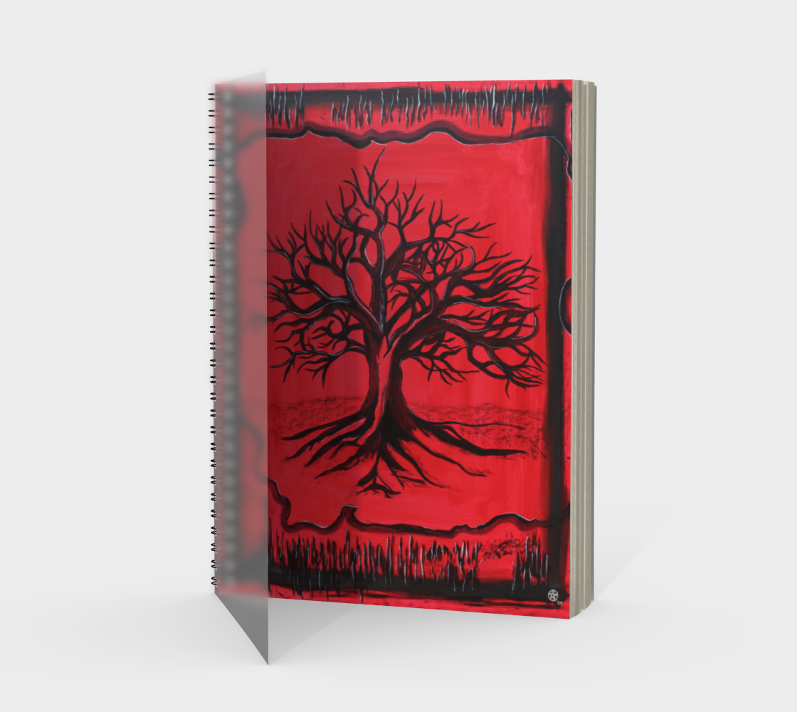 The Red Tree Spiral Notebook/Sketchbook preview