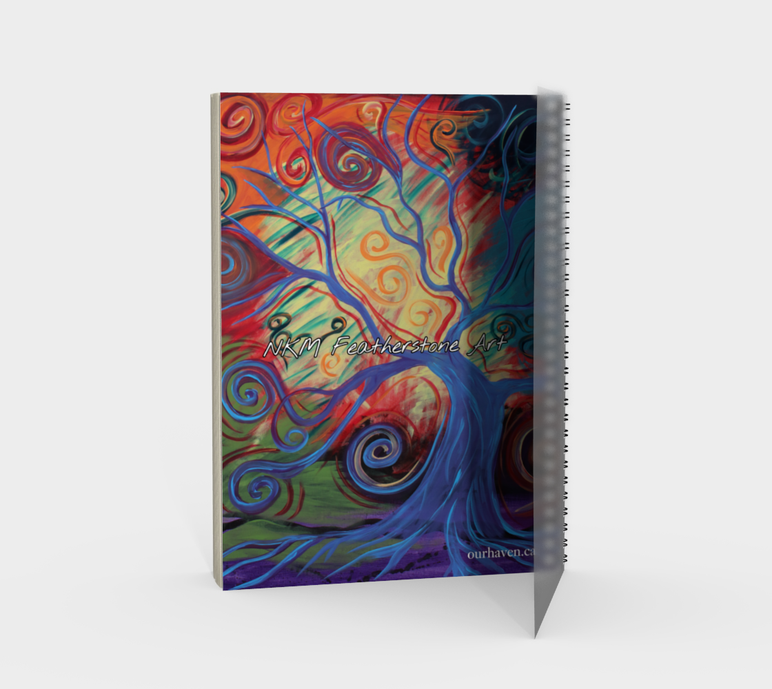 Tree of a Colourful Life Spiral Notebook/Sketchbook thumbnail #3