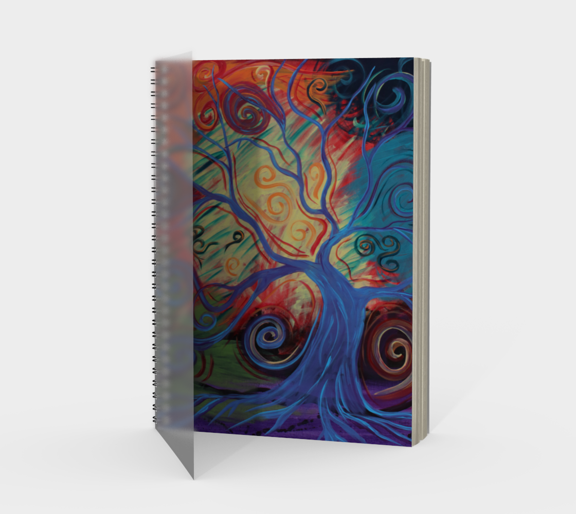 Tree of a Colourful Life Spiral Notebook/Sketchbook preview