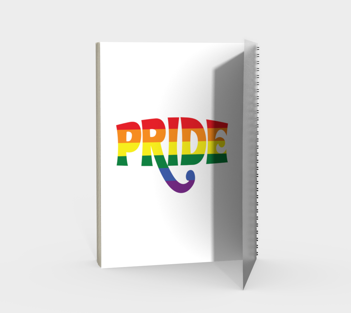 'Pride' (White) Spiral Notebook preview #2