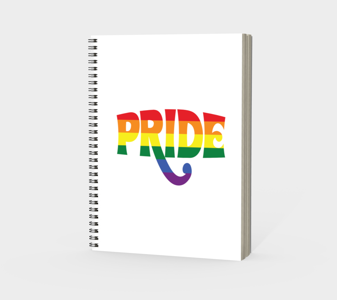 'Pride' (White) Spiral Notebook preview #3