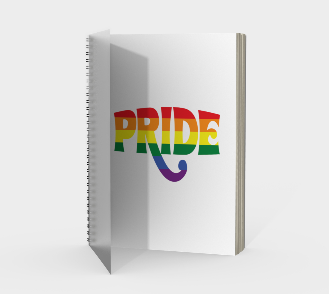 'Pride' (White) Spiral Notebook preview #1