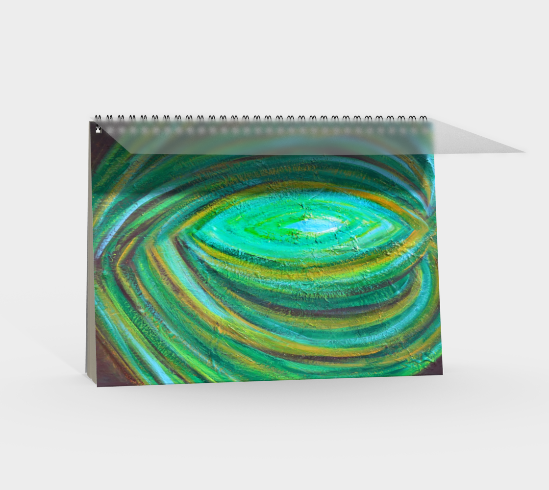 Palm Tree Heart Spiral Notebook preview #2