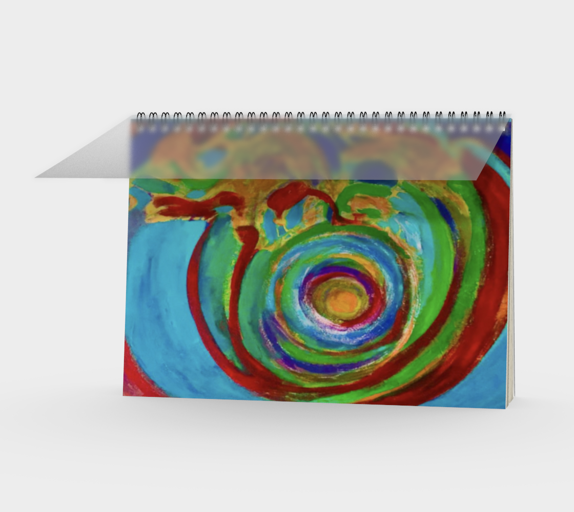 Turtle Surf Spiral Notebook  preview