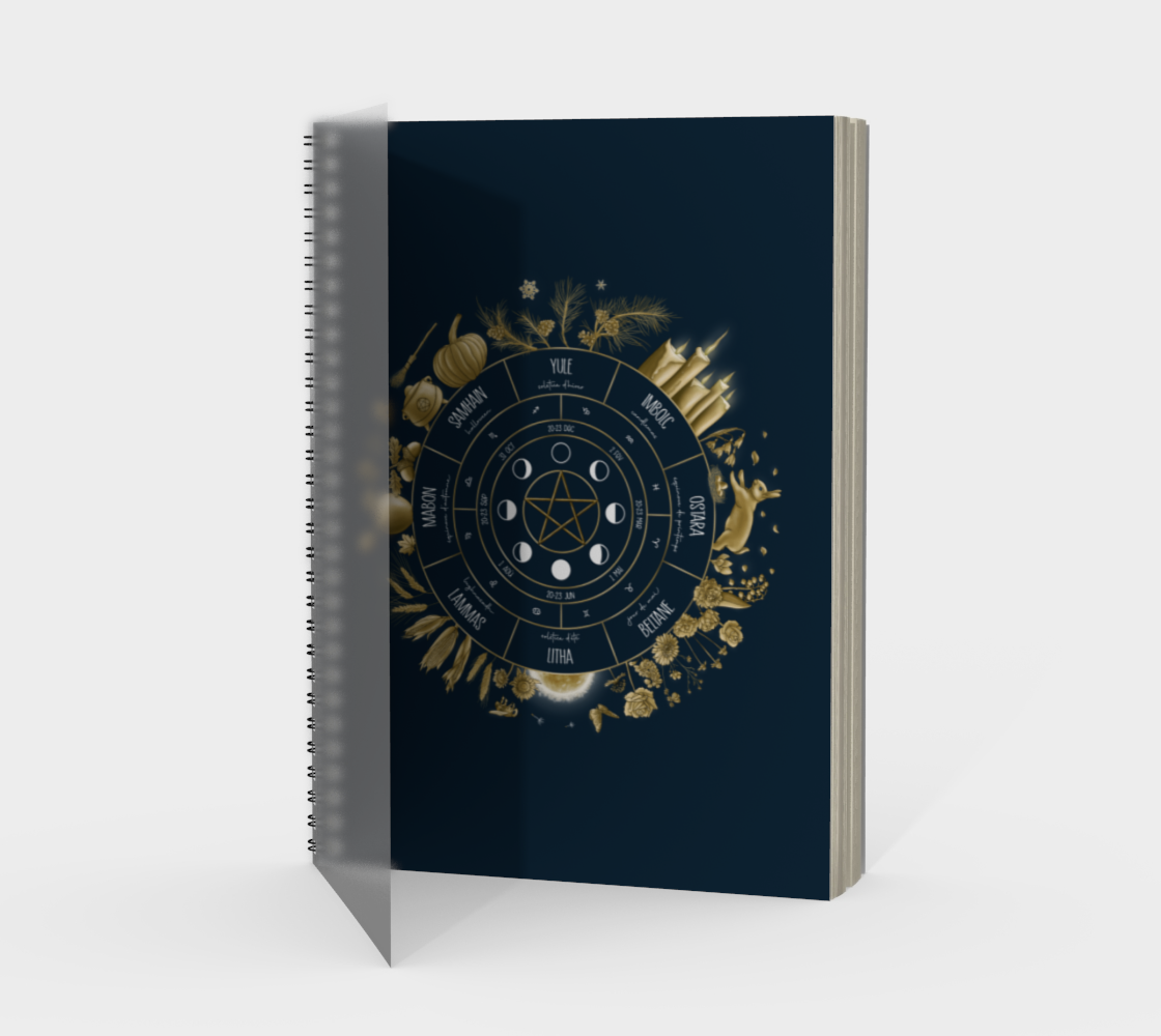 Roue de l'année Carnet spirale preview