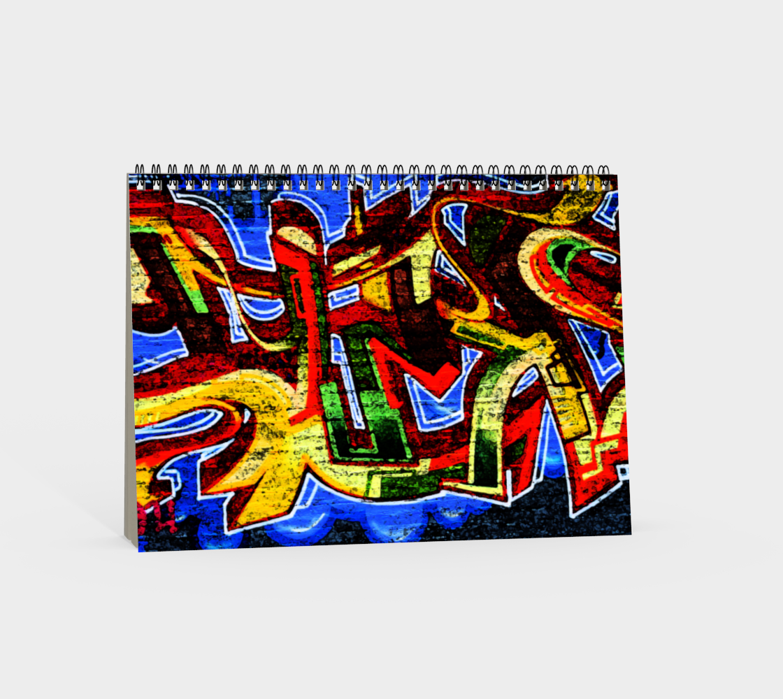 Graffiti 17 Spiral Notebook preview #4