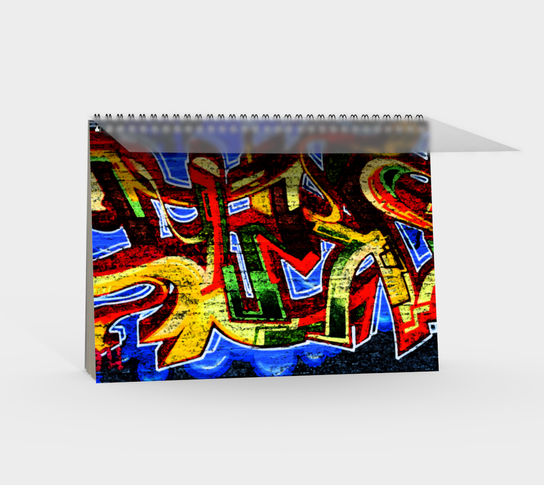 Graffiti 17 Spiral Notebook preview #2