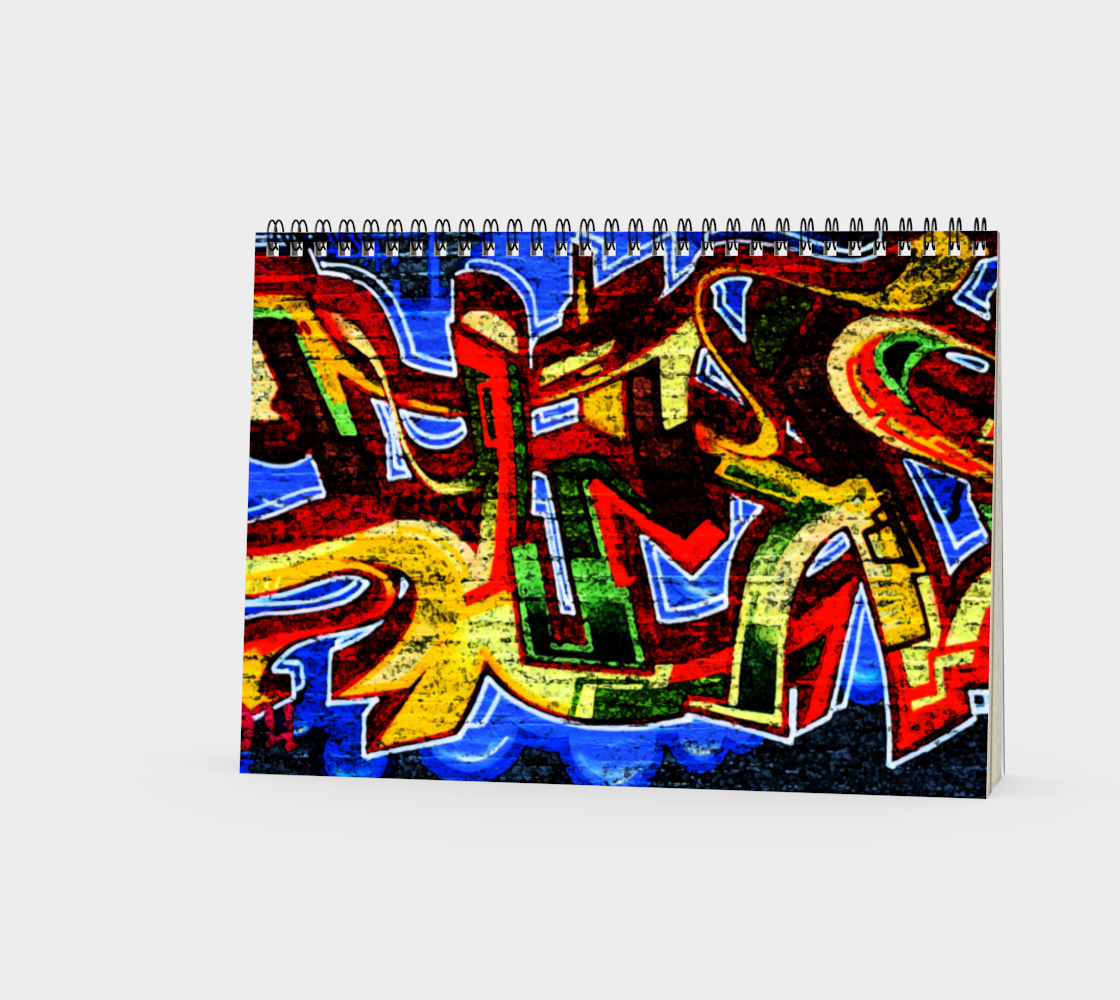 Graffiti 17 Spiral Notebook preview #3